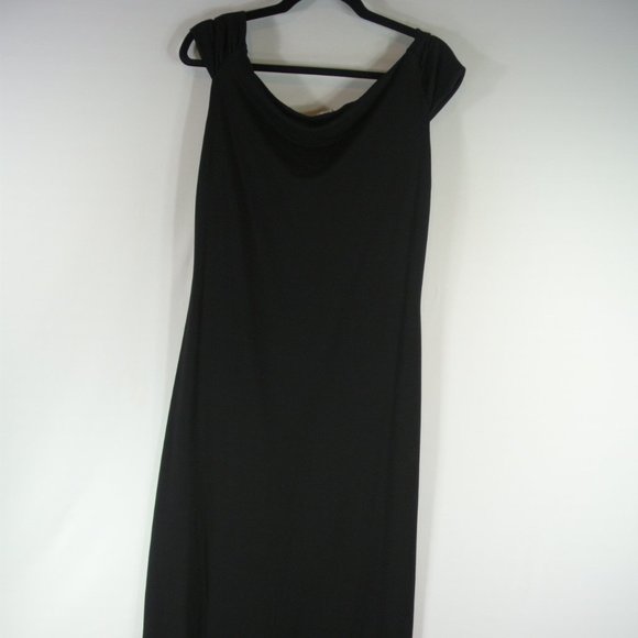 NEW Reformation Jamen Off Shoulder Knit Midi Dress in Black Size L#2486 - Picture 8 of 11